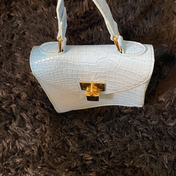 Blue And Gold Purse - Picture 2 of 7